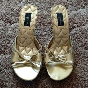 Gold heels